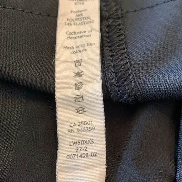 Lululemon Women’s 5 Pocket Wide-Leg Cropped Pants Stretch Black Size 27 x 24.5 - Picture 13 of 14